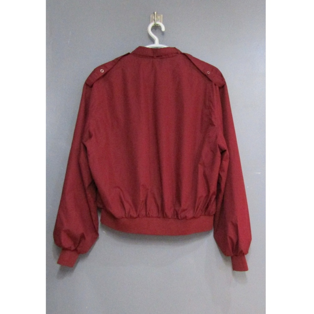 ⚜️HP⚜️ Vtg Members Only Wine Windbreaker Bomber 46 - Picture 3 of 5